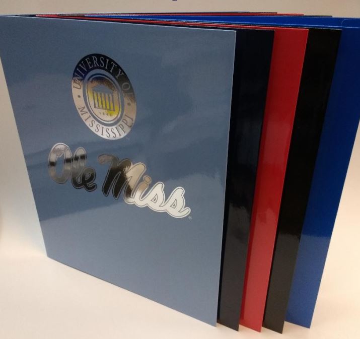 image of: Ole Miss Two Pocket Portfolio Folder