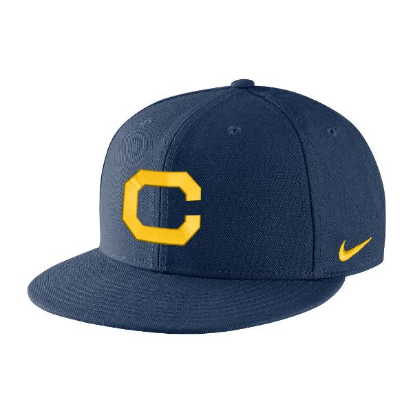 True Fitted-Onfield Baseball Hat Block C Logo; $35.00