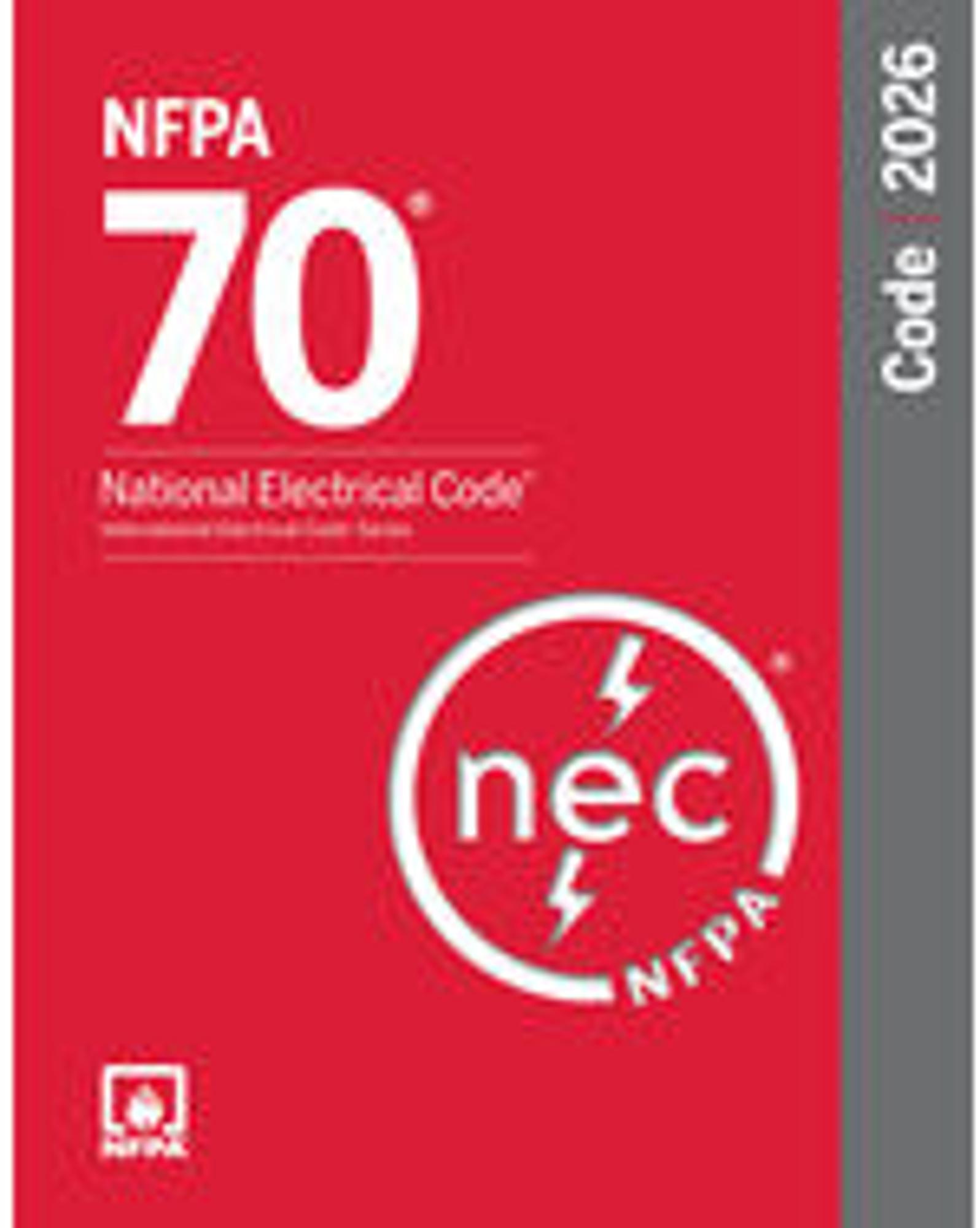 Cover image for National Electric Code NEC 2026