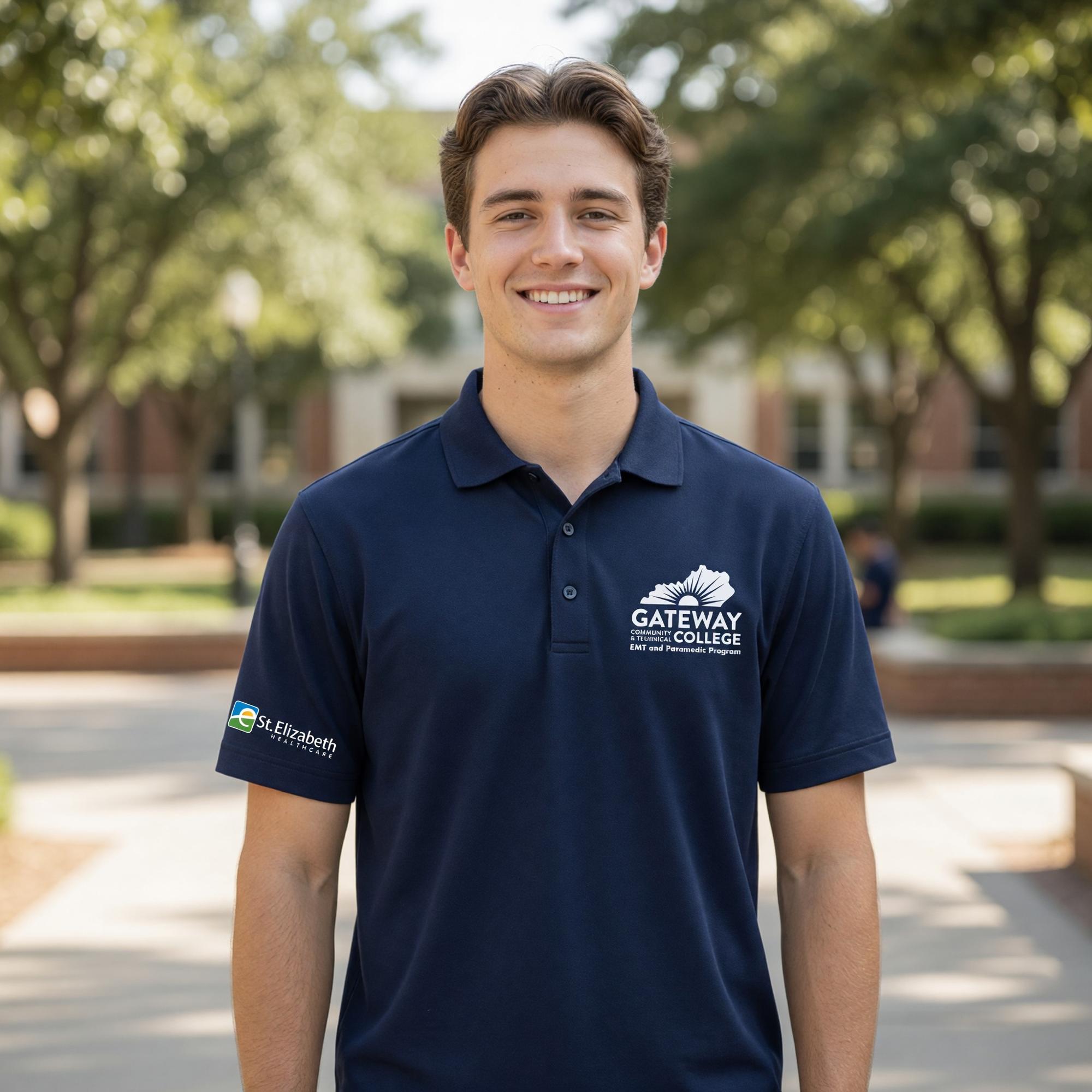 Product image 2 of 3 for Men's EMS Polo Shirts