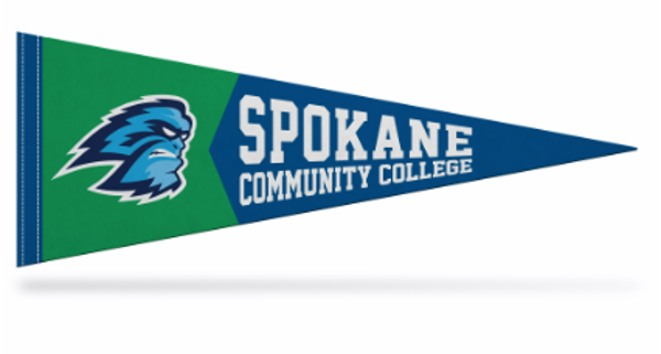 SCC 9X24 FELT PENNANT RYL/GRN; $10.99