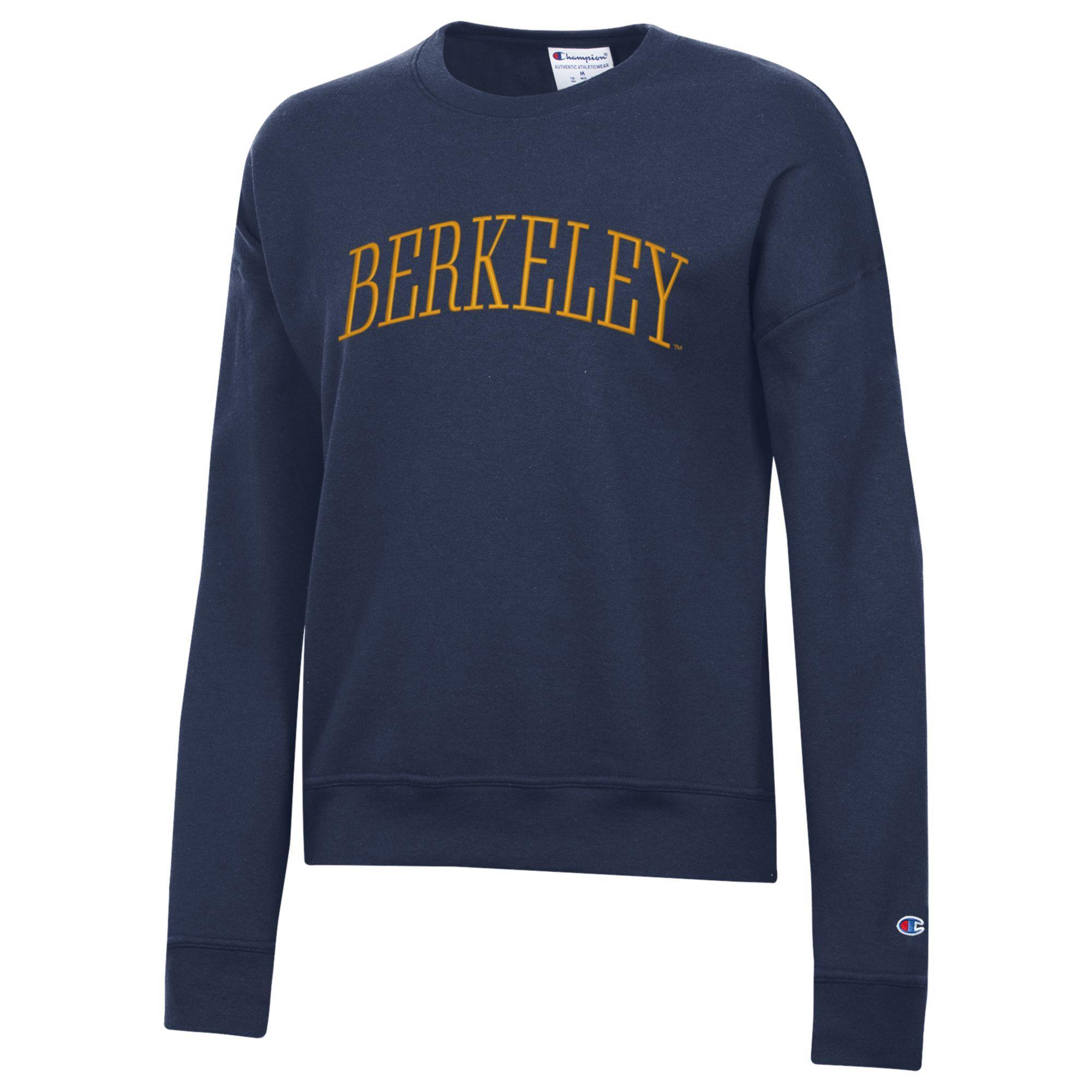 image of: Women's Powerblend Fleece Crew Berkeley Logo