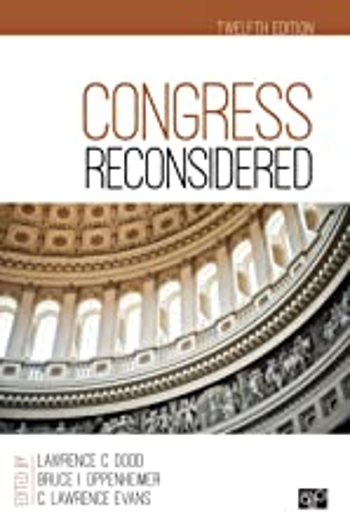 Cover image for Congress Reconsidered
