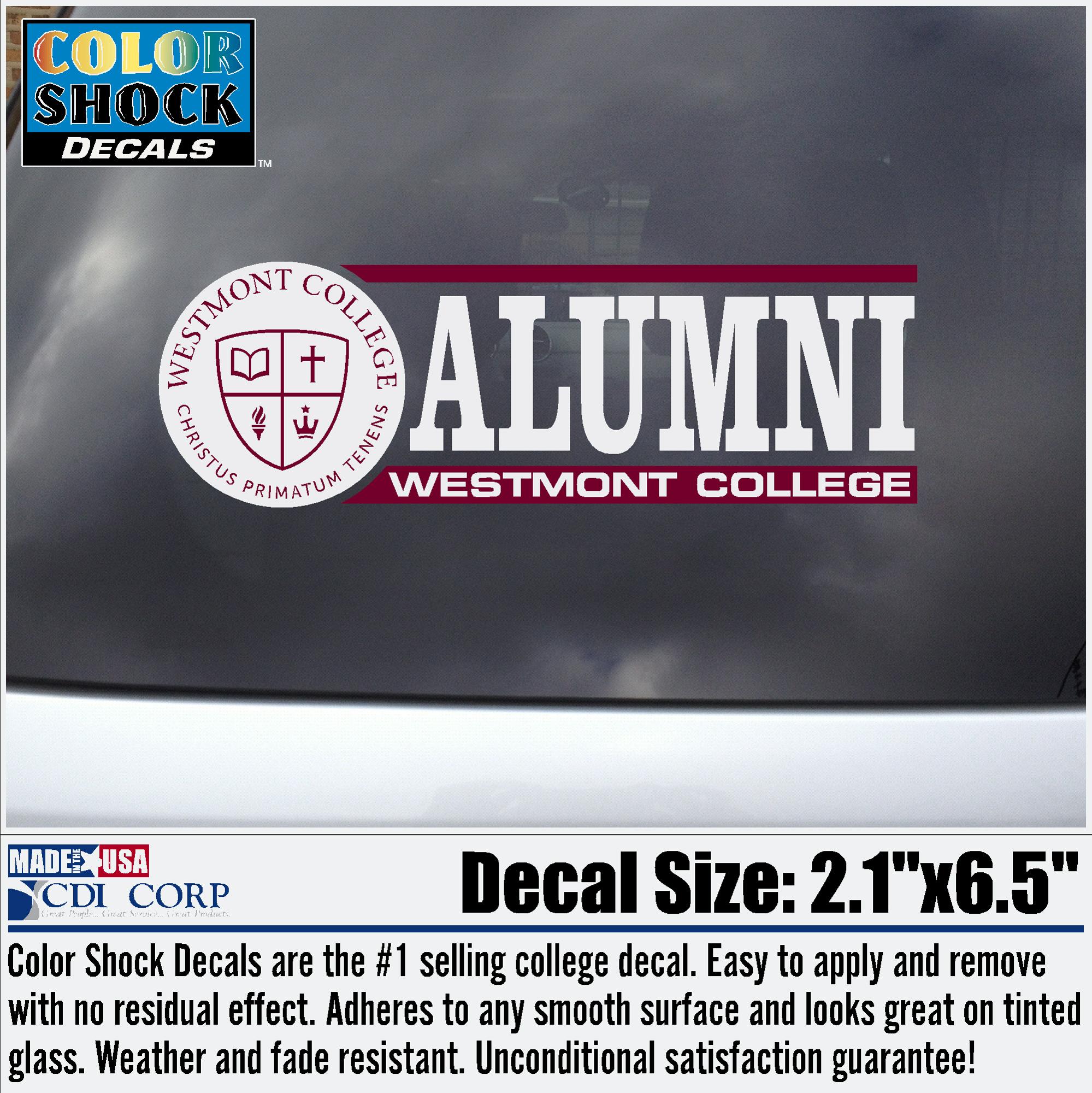 image of: Color Shock Alumni Decal