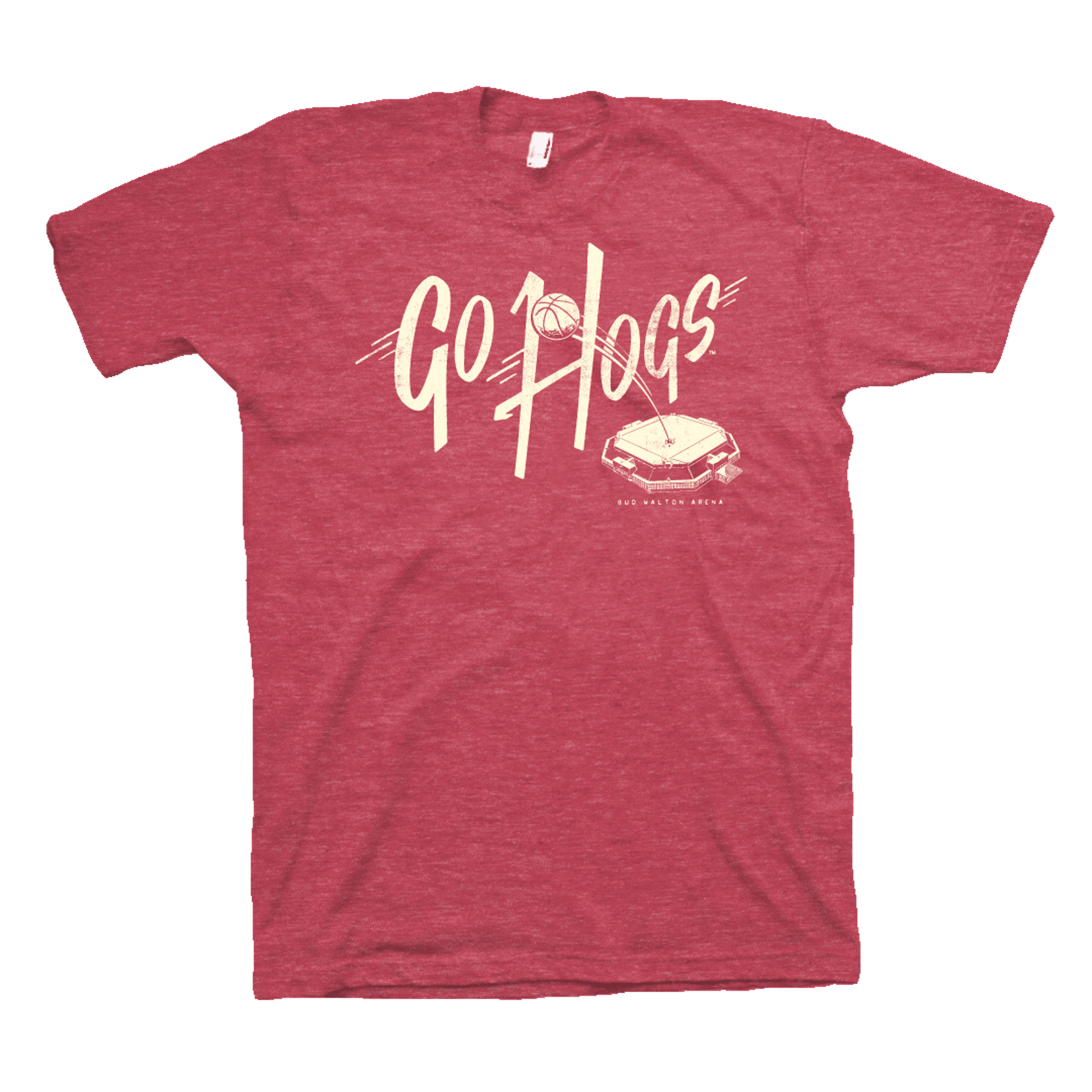 image of: Arkansas Razorbacks Outta Here Basketball Short Sleeve Tee