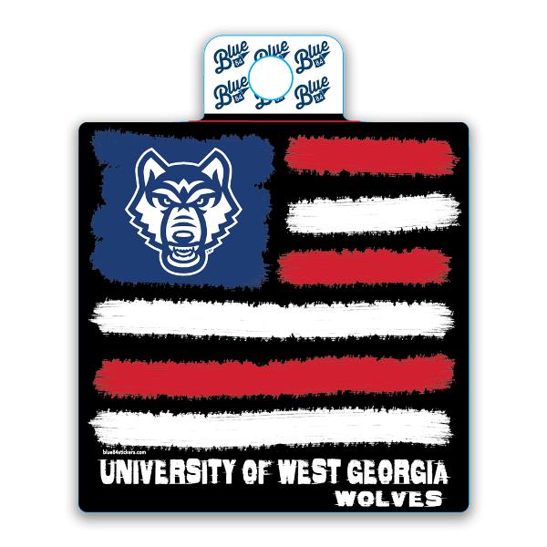 AMERICAN FLAG UWG HARSH TURN STICKER; $4.99