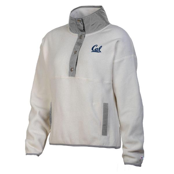 Women's Stadium Micro Polar Half Snap Cal Logo; $66.00