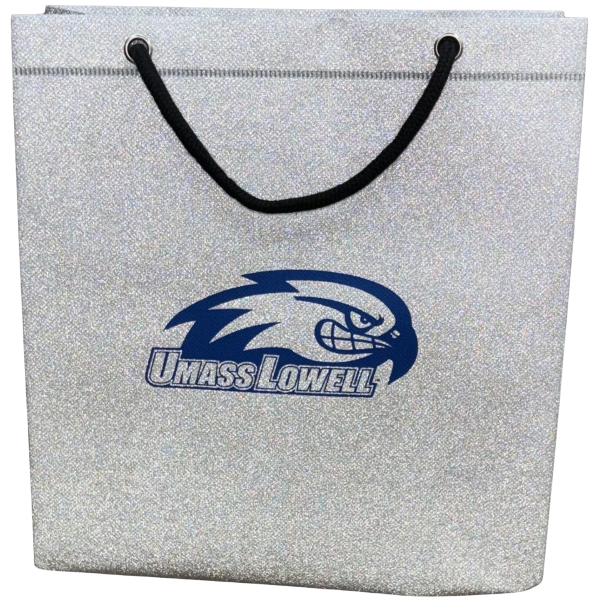 UMass Lowell Glitter Gift Bag; $6.99