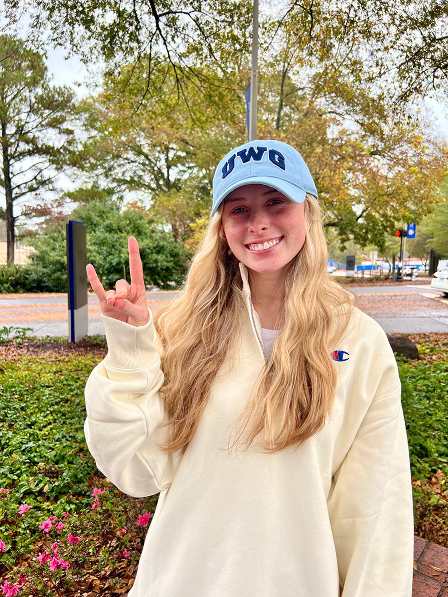 image of: UWG LADIES PASTEL HAT