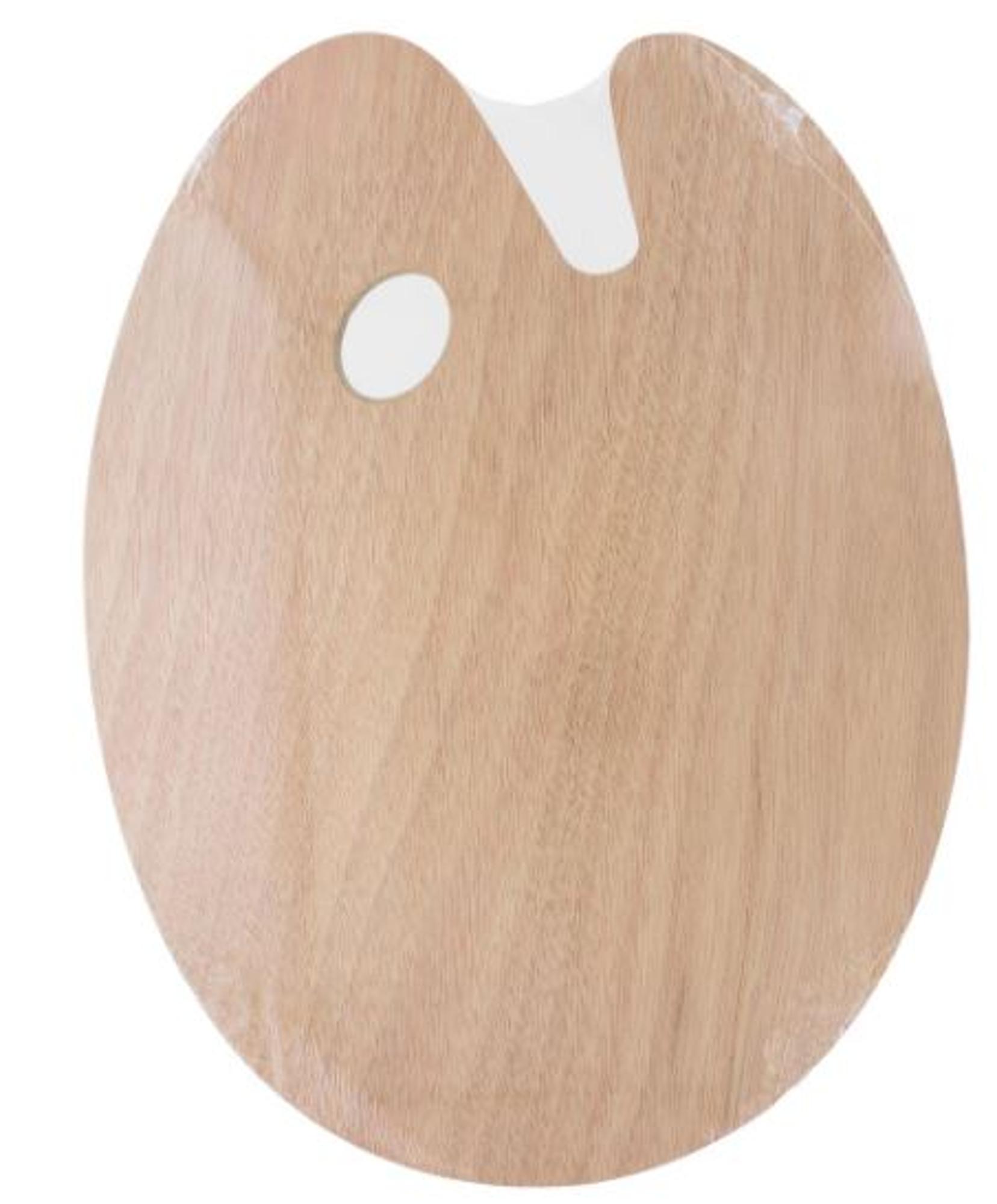 image of: Wooden Oval Palette 12x16
