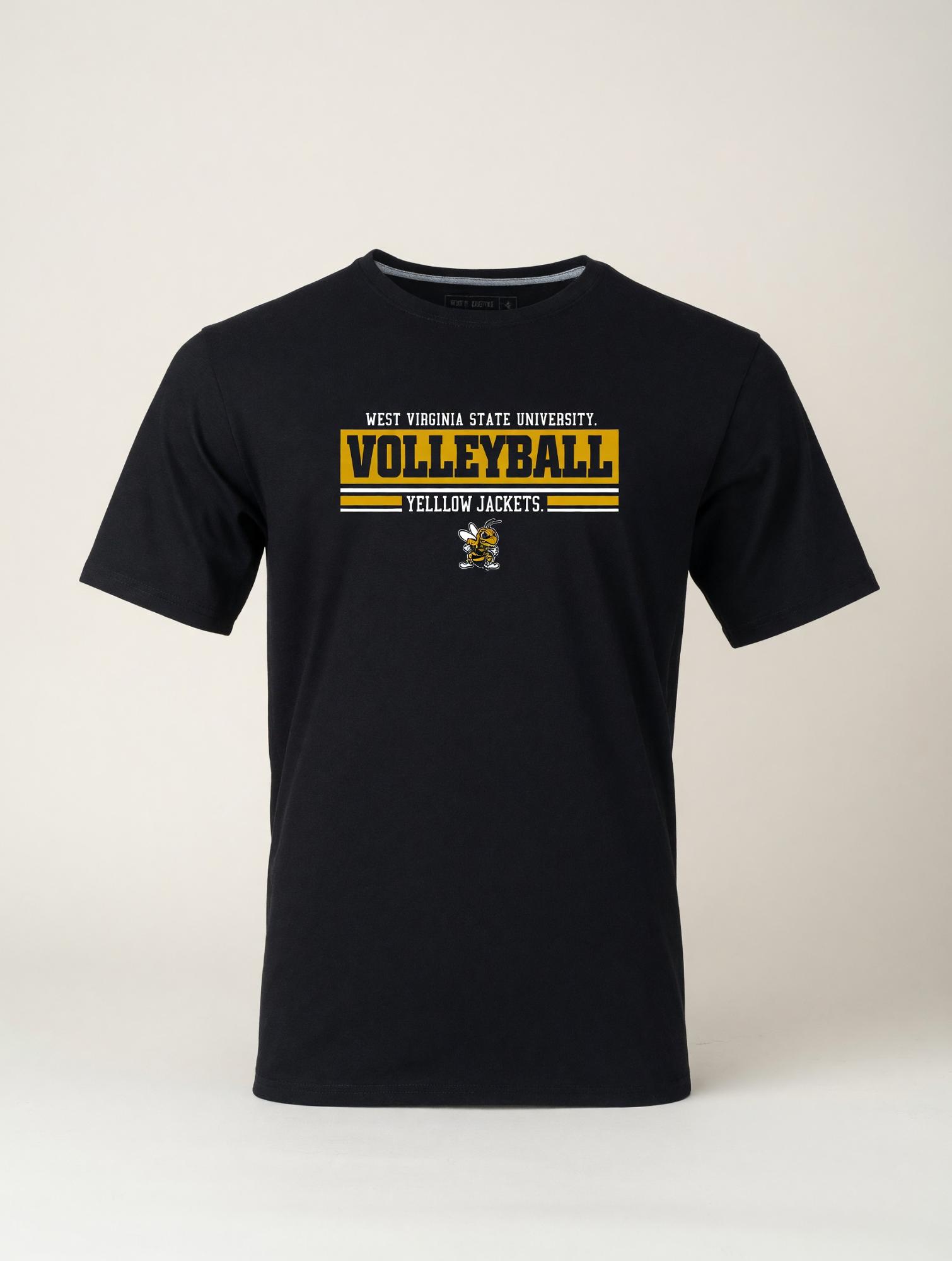 Product image 1 of 2 for Tee - Russell Black "Volleyball" Crew '25