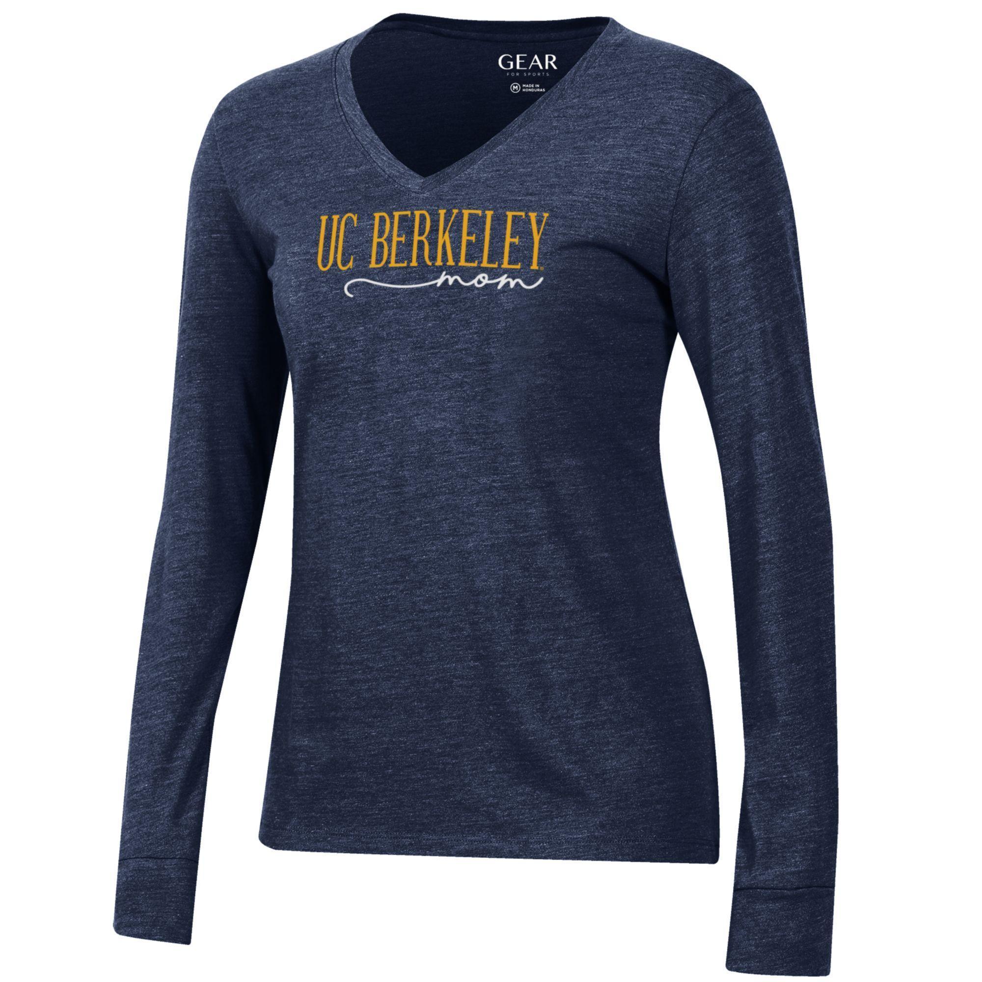 Product image 1 of 1 for Women's Tri Blend Long Sleeve Berkeley Mom Logo