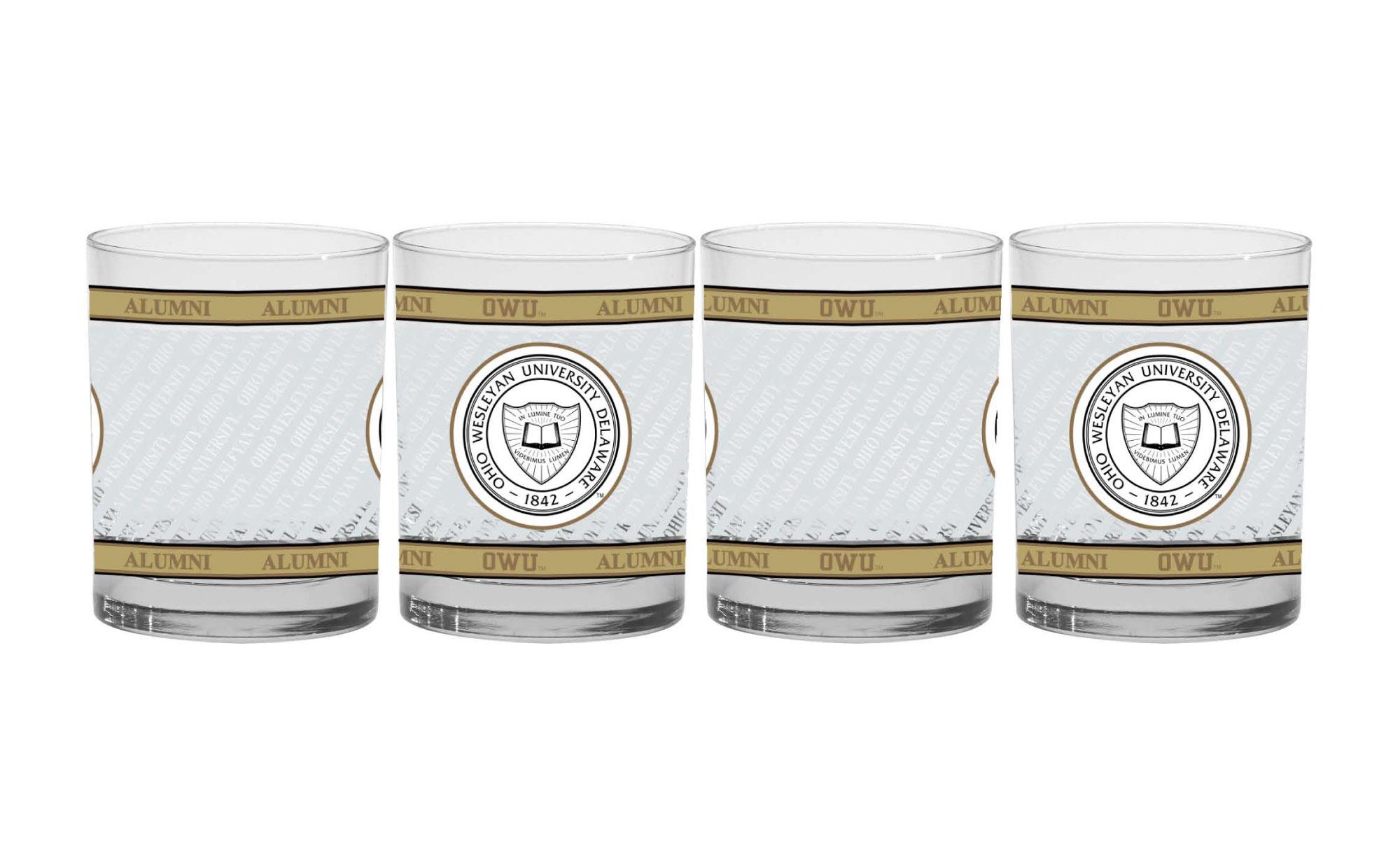Product image 1 of 3 for Owu Glass 14 oz Rocks Alumni