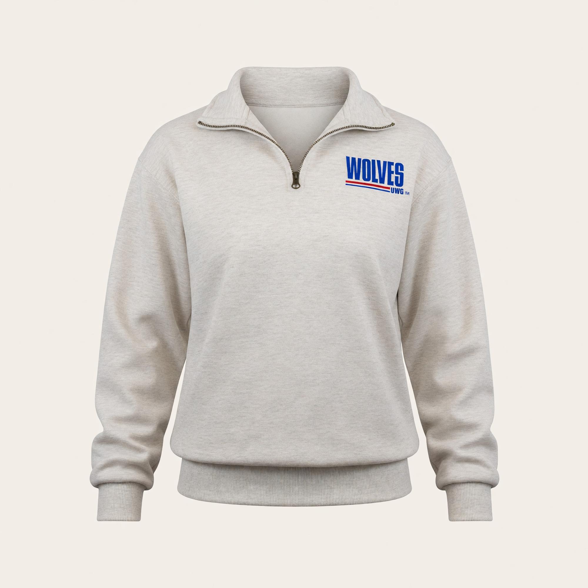Product image 1 of 3 for BOLD WOLVES DAZZEL QUARTER ZIP SWEATSHIRT