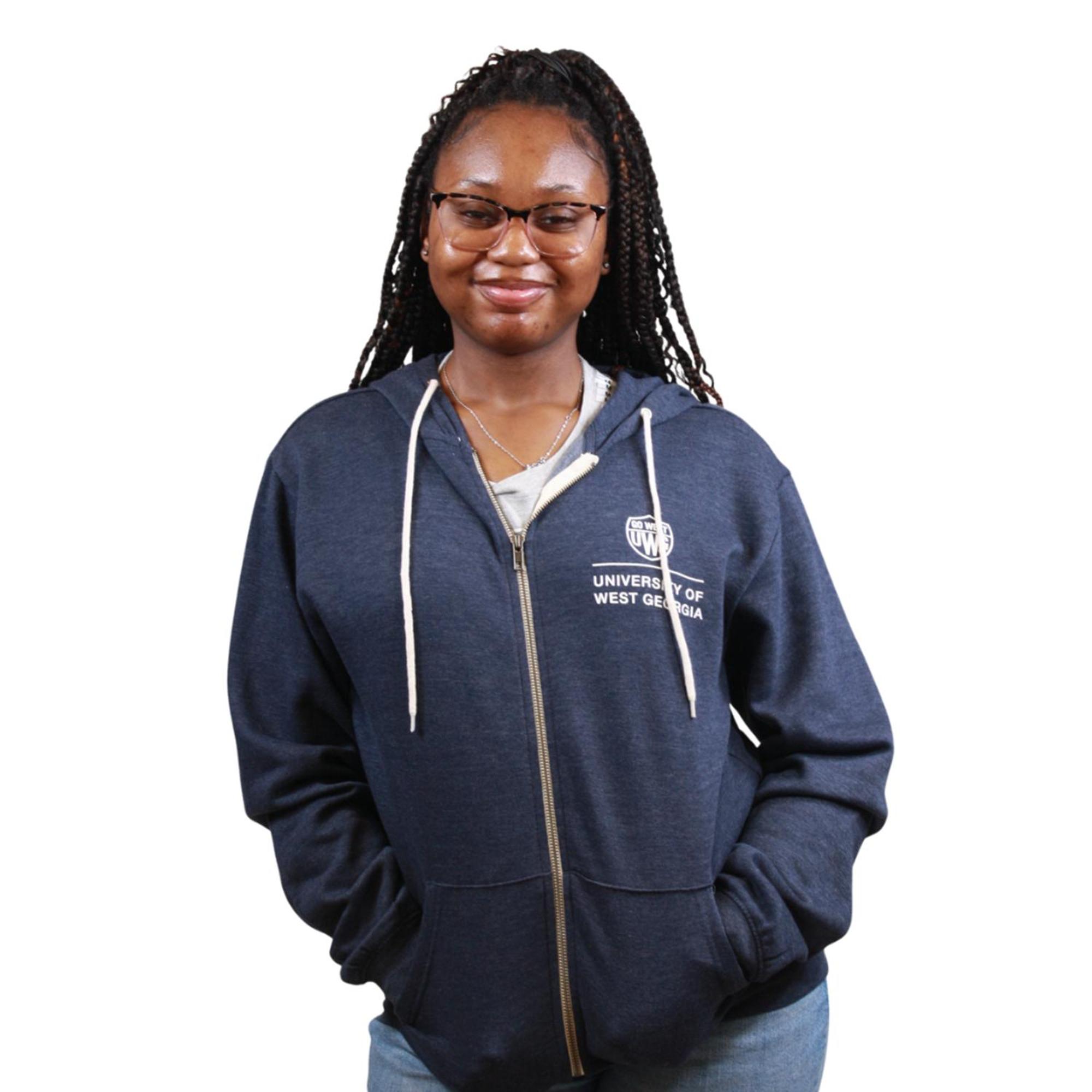 Product image 2 of 5 for WEST GA RETRO HEATHER FULL ZIP HOOD