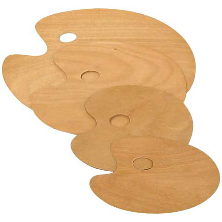 image of: Art Alternatives Oval Wooden Palettes