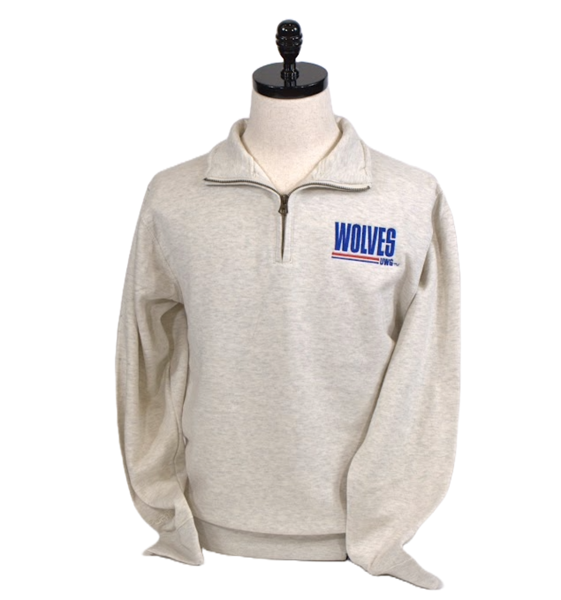 image of: BOLD WOLVES DAZZEL QUARTER ZIP SWEATSHIRT