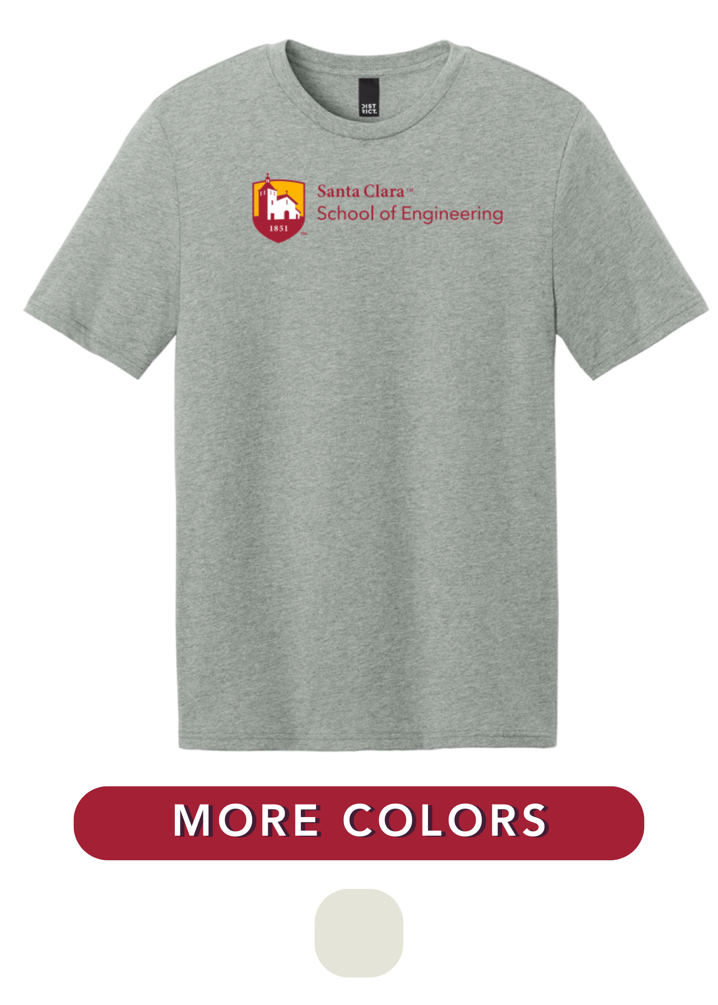 image of: Santa Clara University School of Engineering Short Sleeve Tee