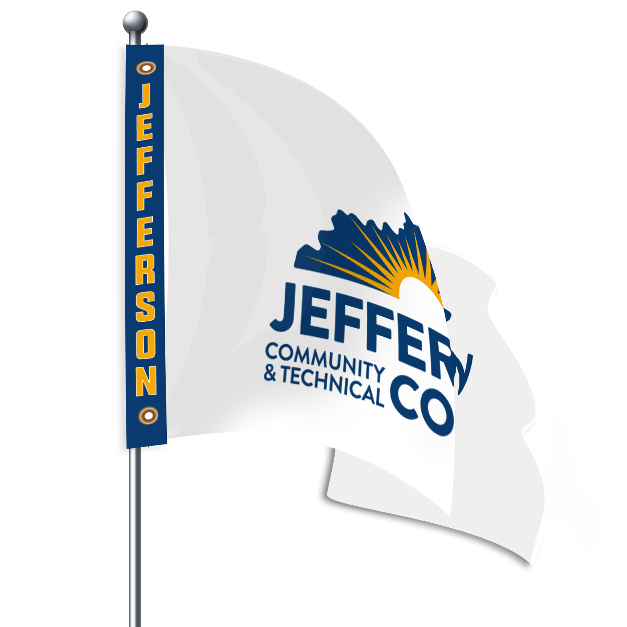 Product image 1 of 2 for KJCTC 3'x5' FLAG SUBWHITE