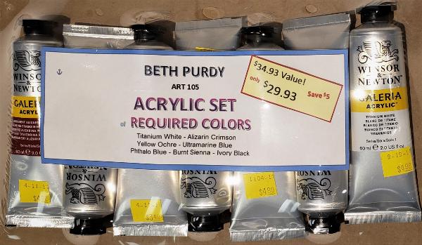 Purdy ART 105 Acrylic Set; $34.93