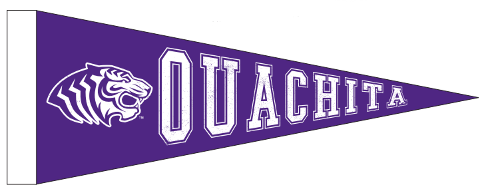 image of: Ouachita Hard Felt Pennant