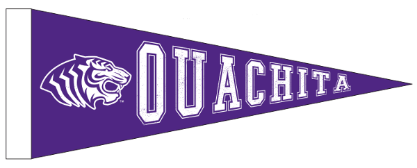 Ouachita Hard Felt Pennant; $9.99