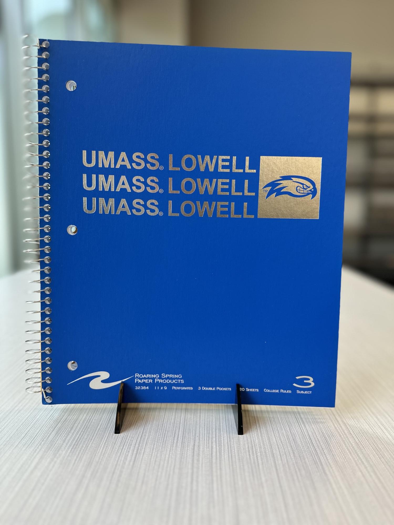 UMass Lowell 3 Subject Notebook UMass Lowell Bookstore