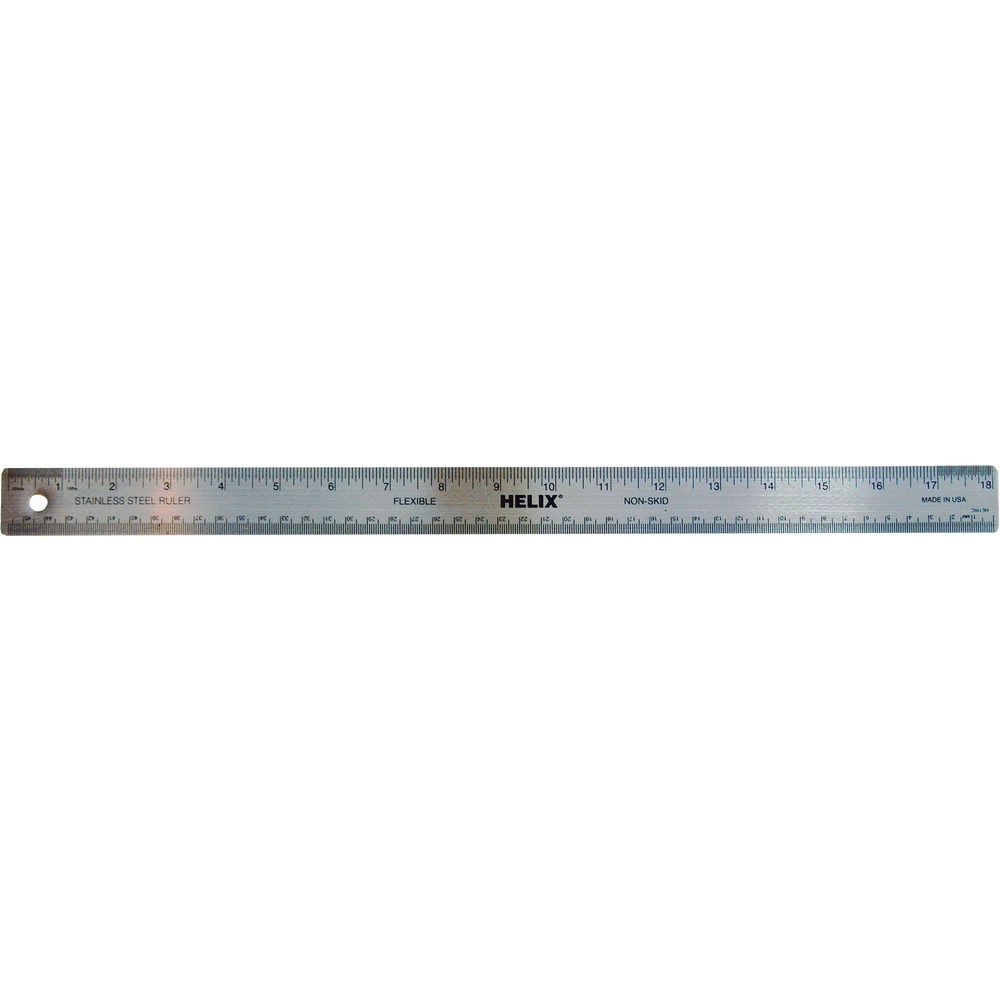 Product image 1 of 1 for Helix Stainless Steel Ruler, 18in