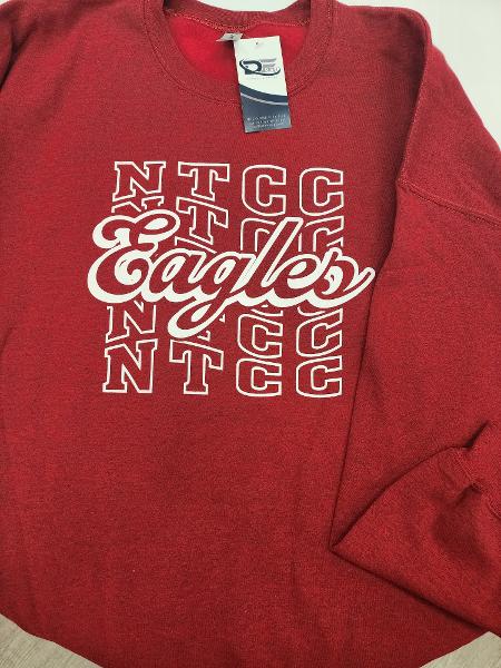 Sweatshirt Crew Retro NTCC Eagles; $28.99