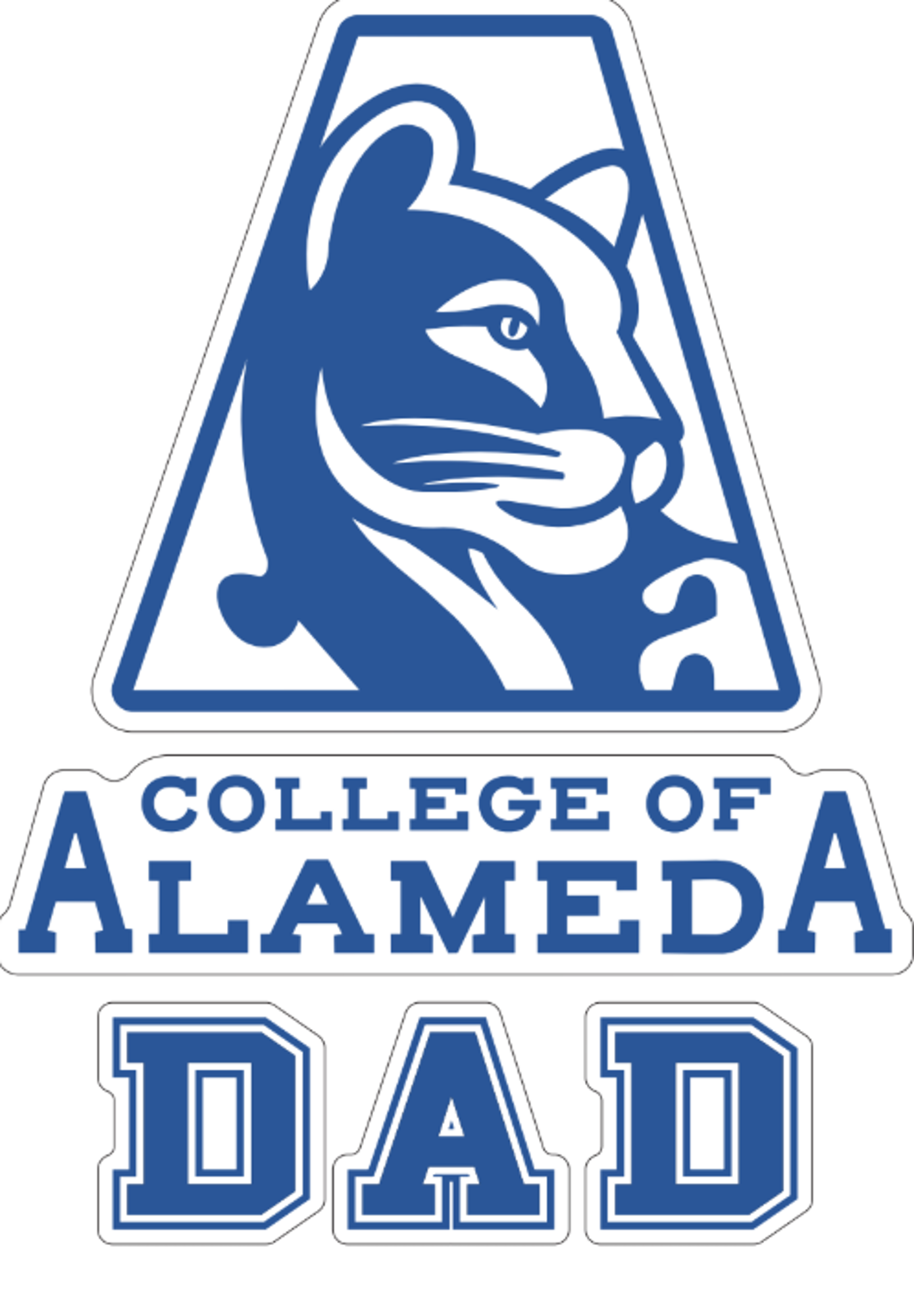 Product image 1 of 1 for PCC ALAMEDA 3X5" VINYL DECAL DAD