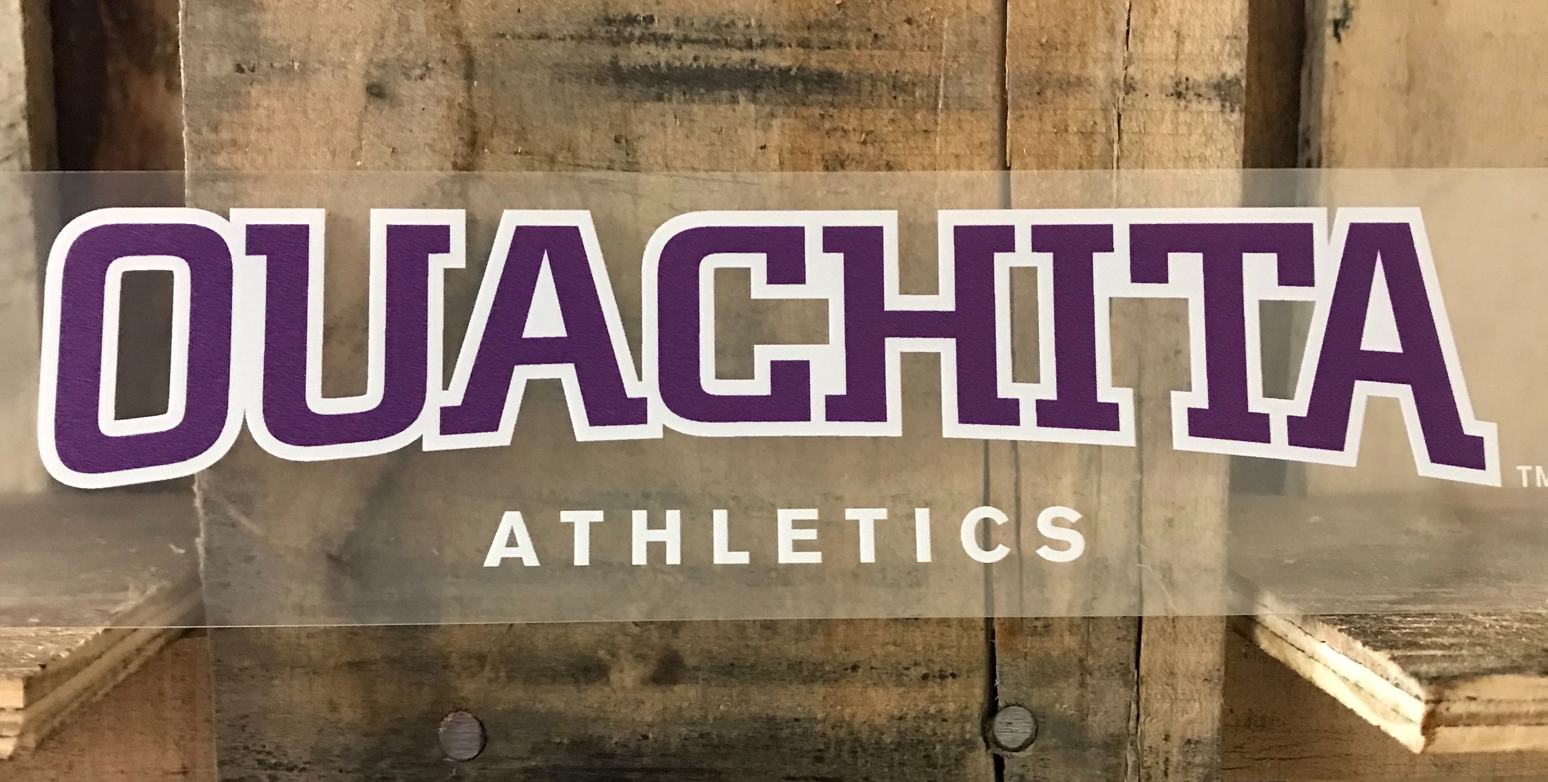 image of: * FINAL SALE * Ouachita Athletics Car Decal