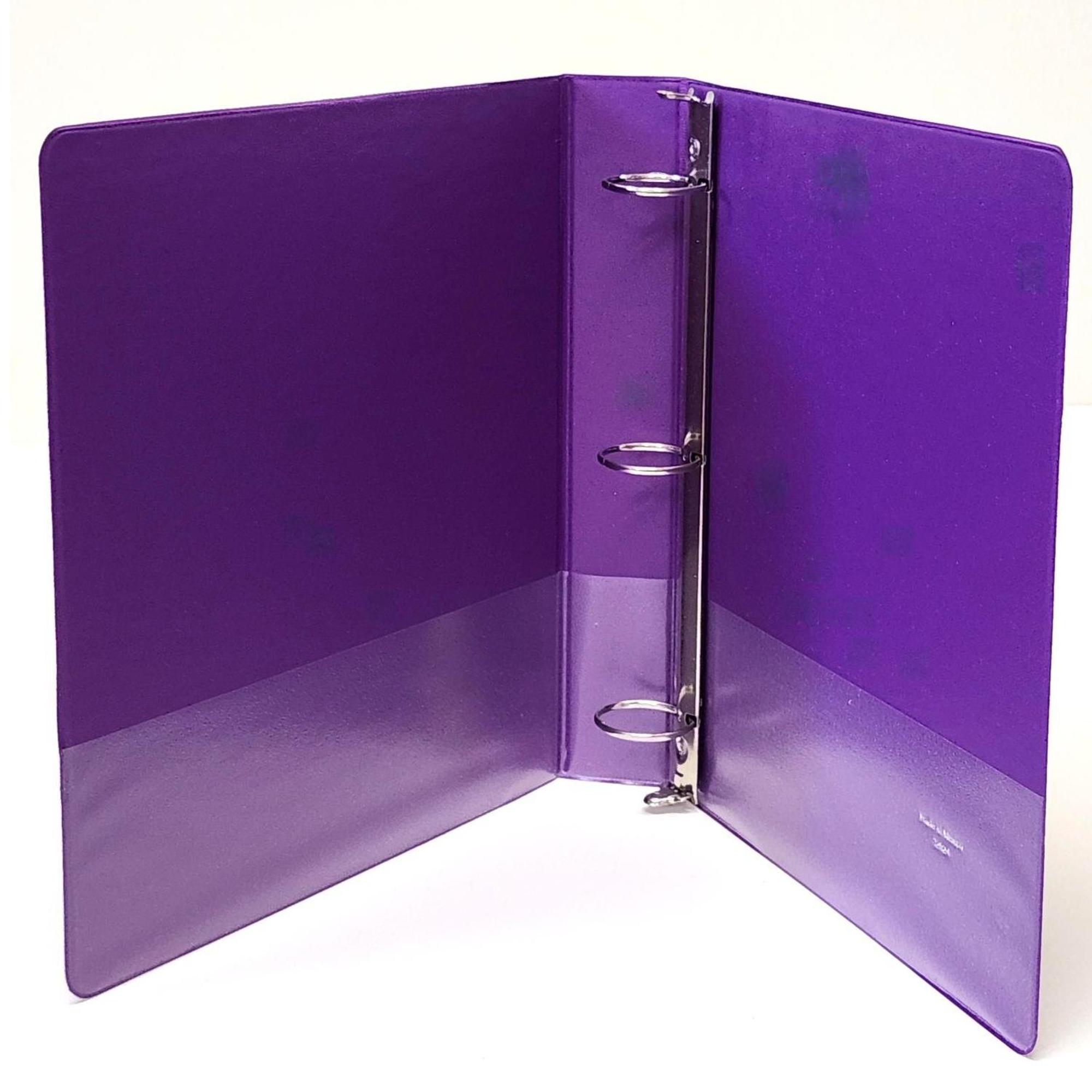 Product image 1 of 2 for University of Wisconsin Stevens Point 1.5" Vinyl Binder, Purple