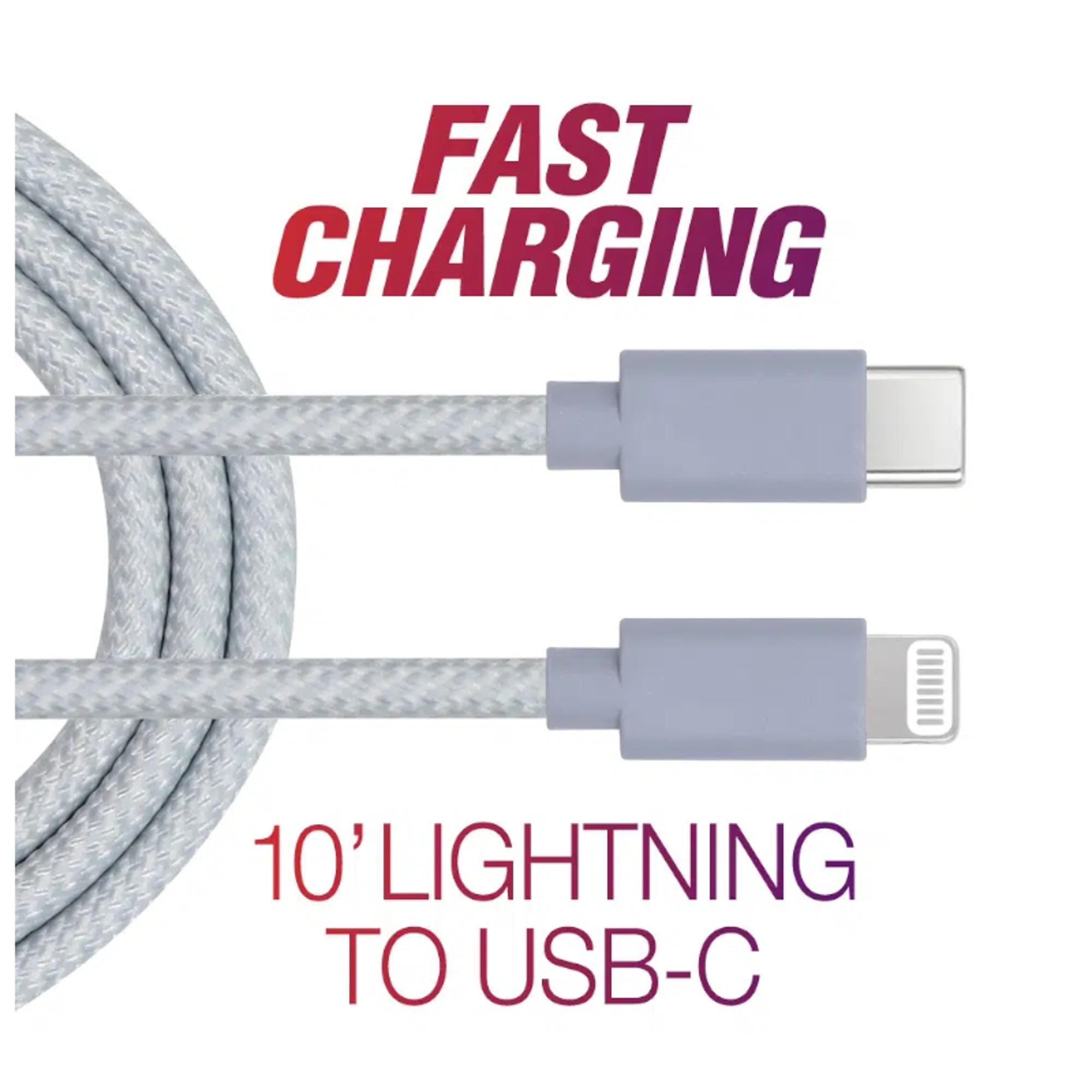 Product image 1 of 1 for Cable USB-C To Lightning 10' Braided