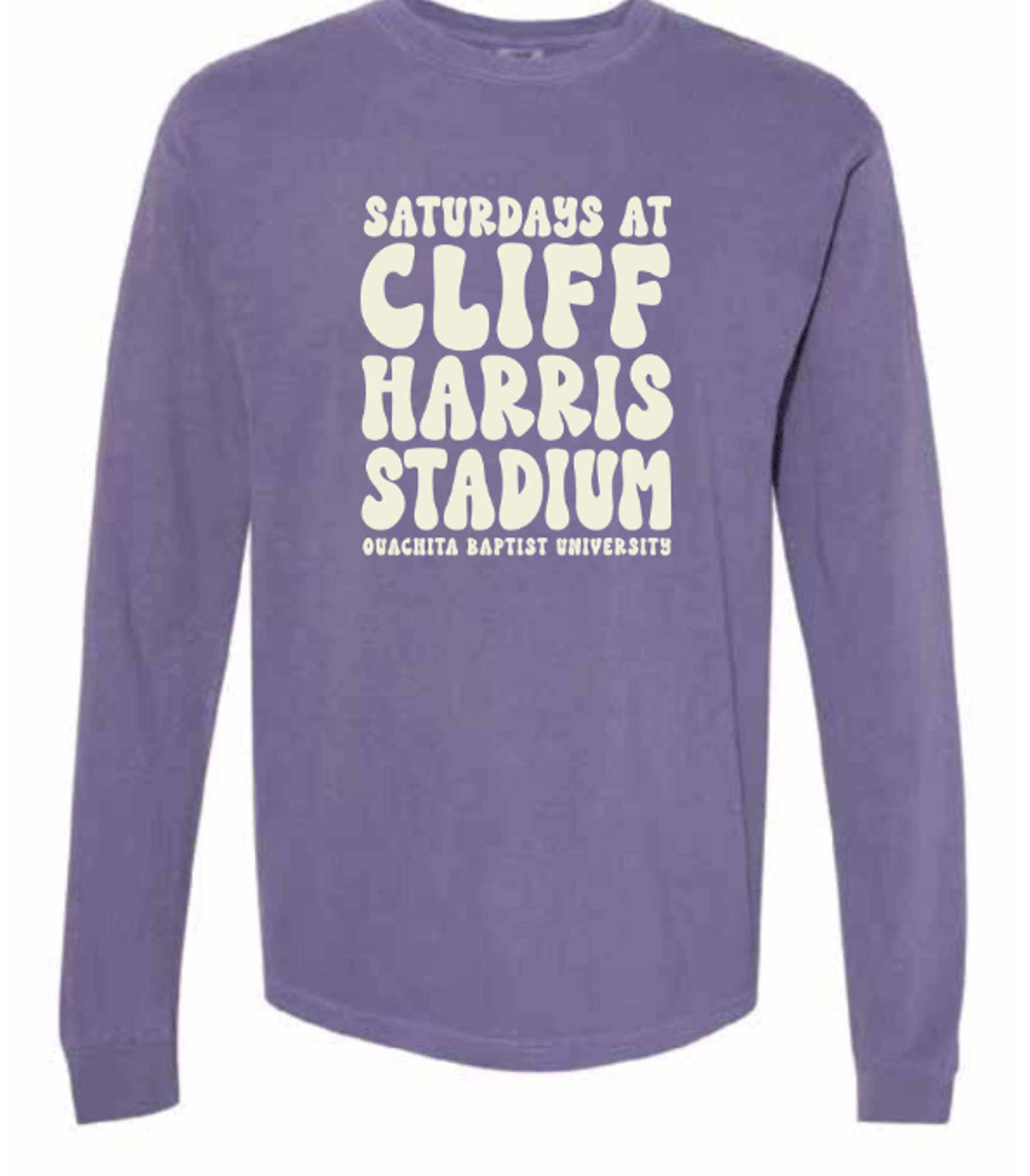 image of: Saturdays at Cliff Harris Stadium Long Sleeve Tee