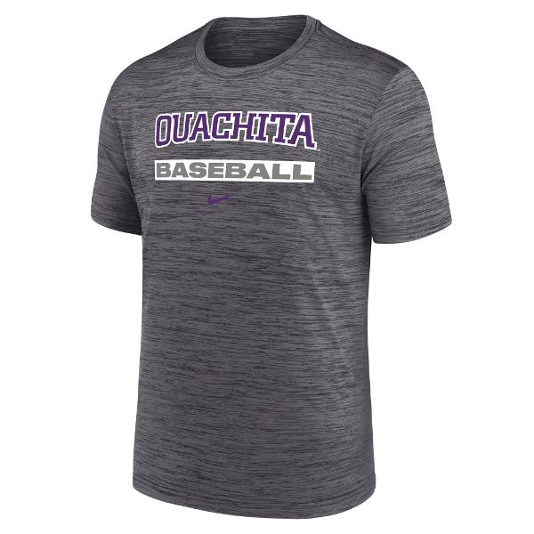 Ouachita Baseball Nike Velocity Legend Short Sleeve Tee; $42.99