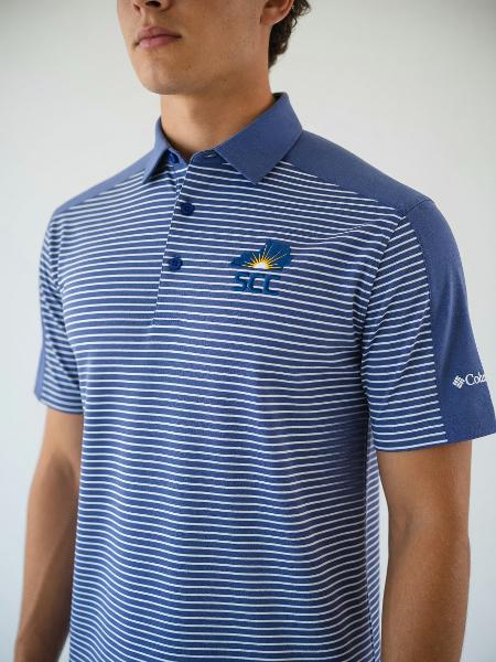 KSCC POLO IN CONTENTION STRIPE; $79.99