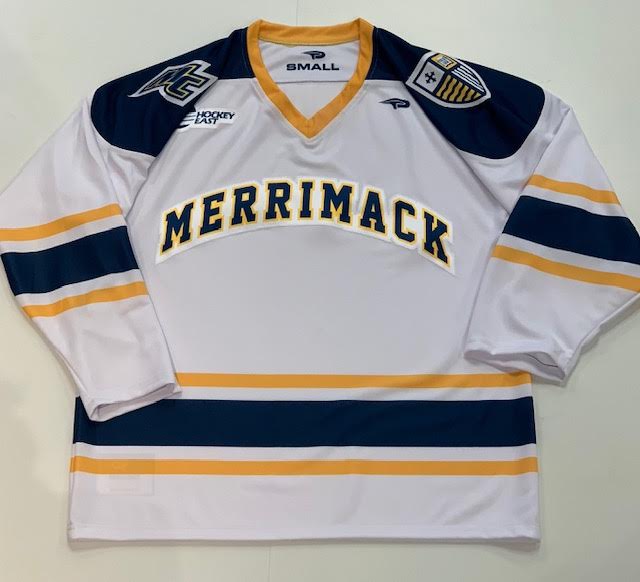 image of: Adult White Hockey Jersey