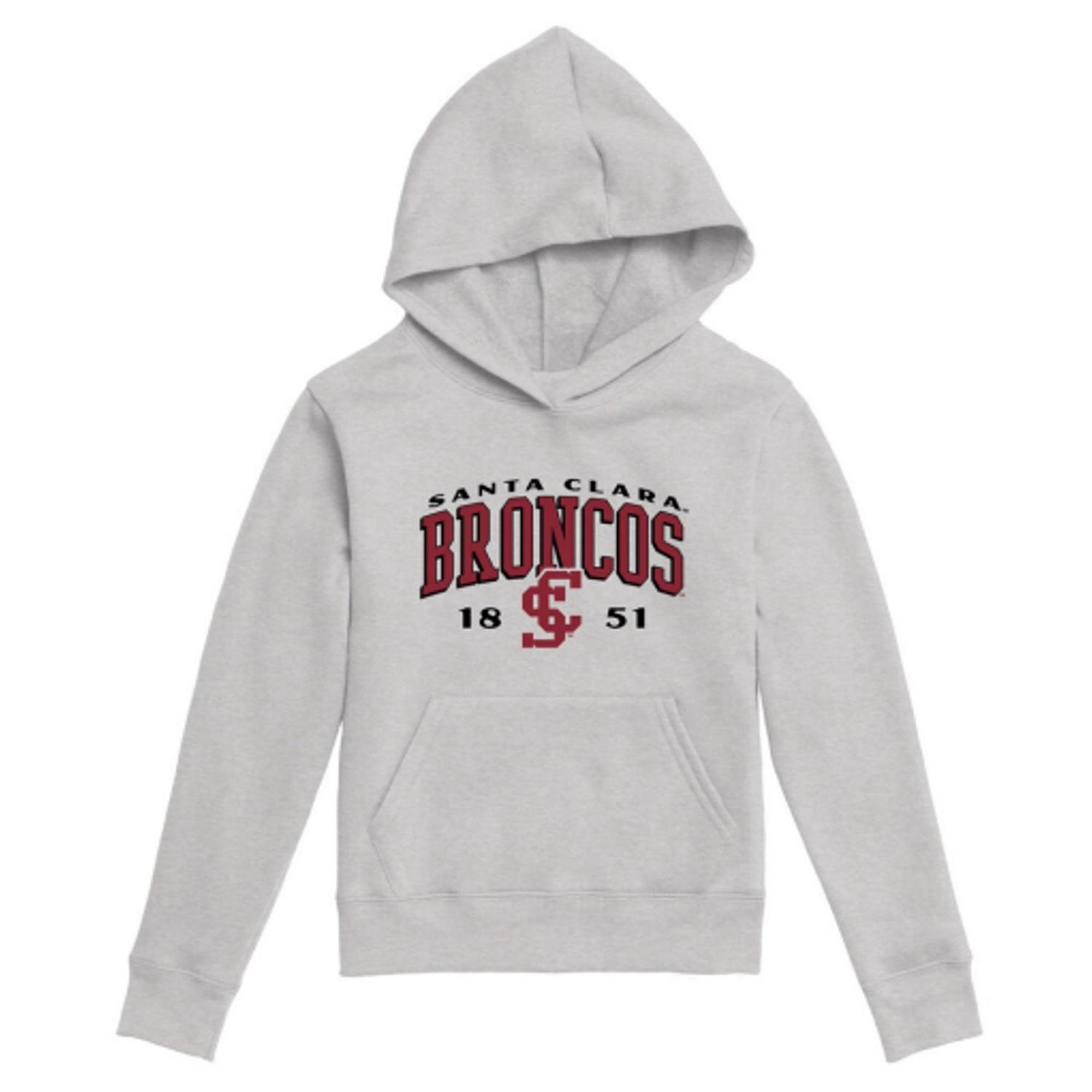 Product image 1 of 1 for Santa Clara Broncos Youth Essential Hoodie 2.0, SC 1851 Logo, Classic Oxford