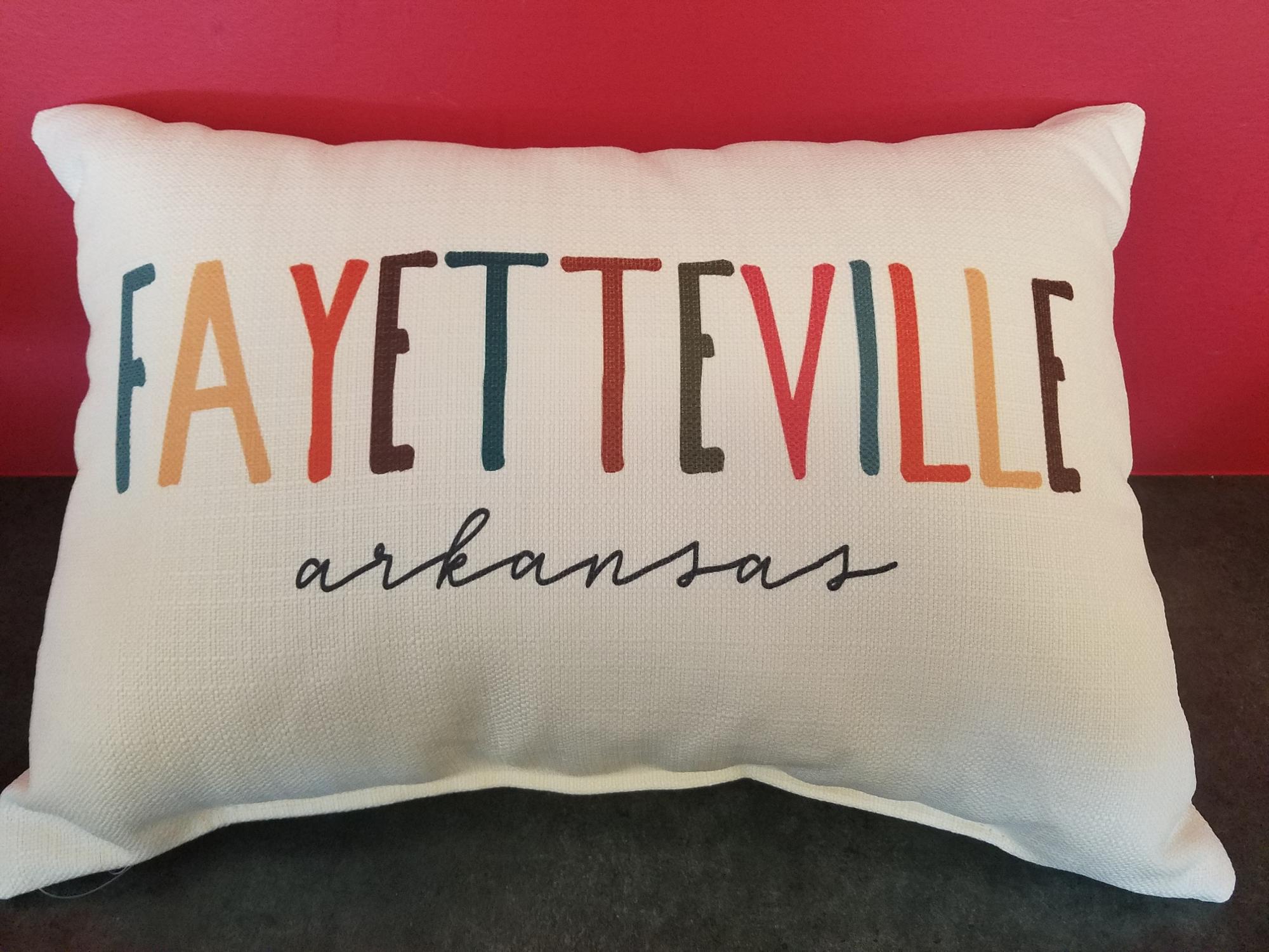 image of: Songbird Fayetteville Arkansas Throw Pillow