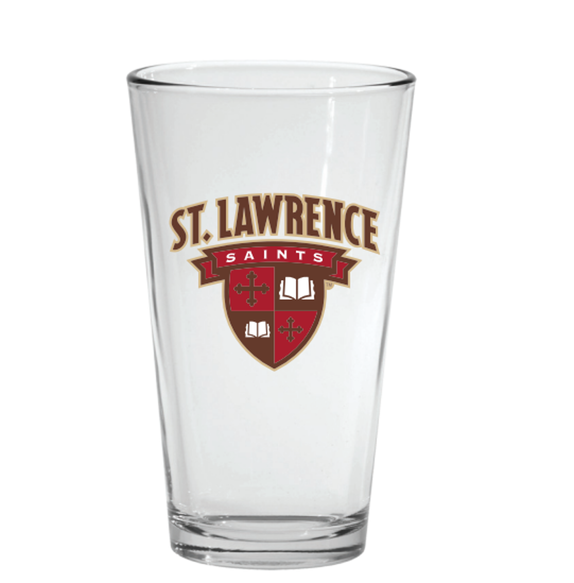 image of: Pint Glass with Full Color Shield