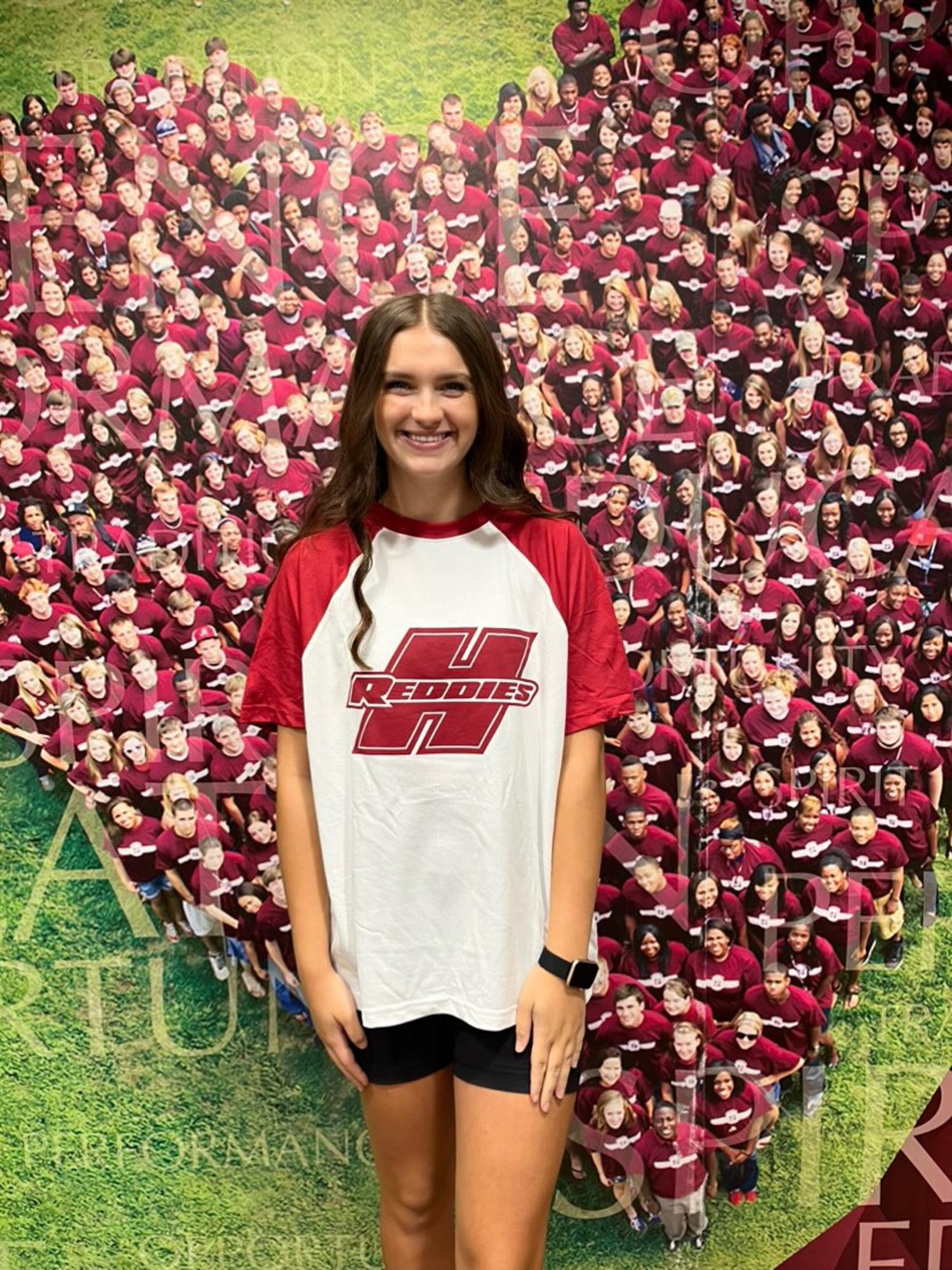 image of: Reddies Run It Raglan Top