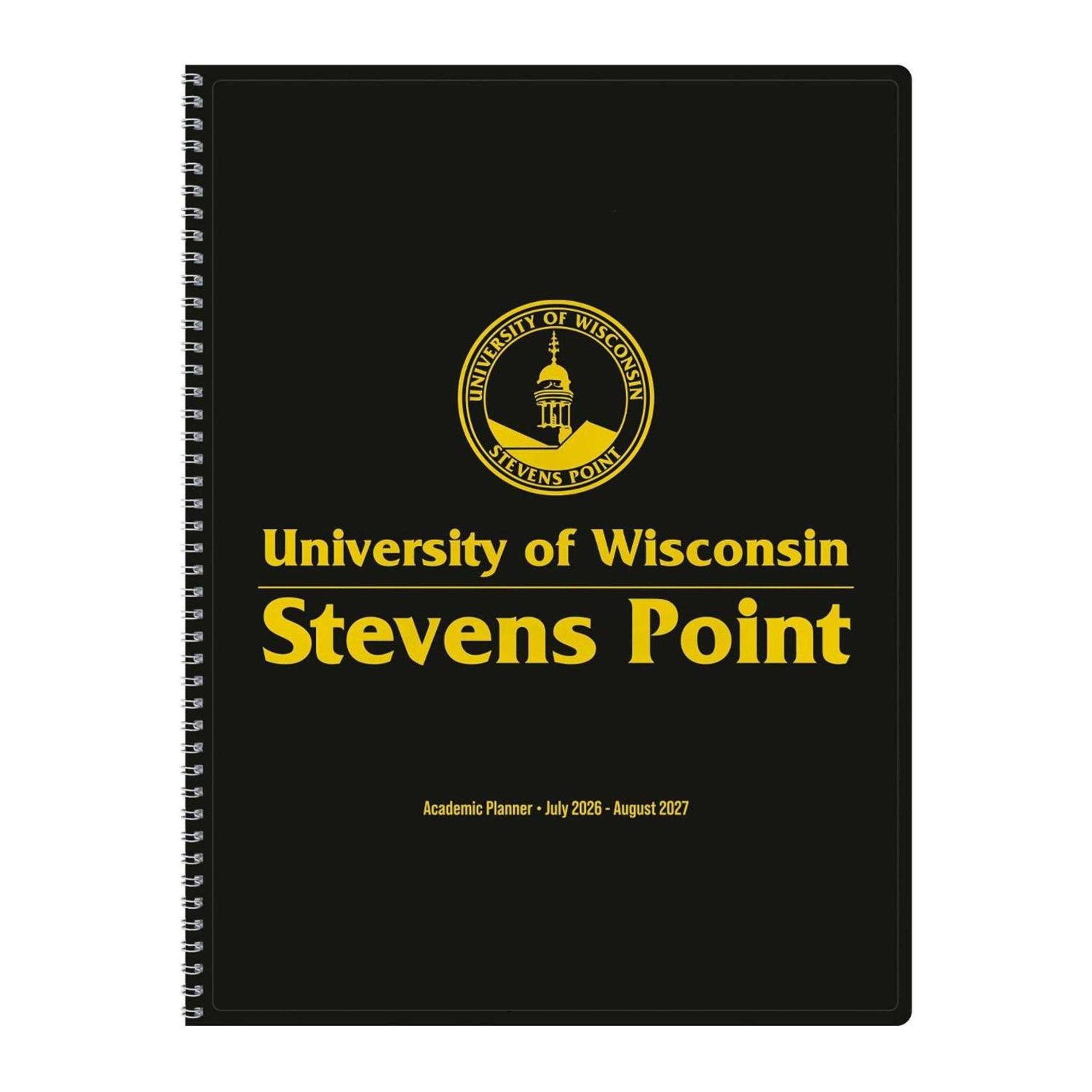 Product image 1 of 1 for UWSP 2026-2027 Academic Monthly Planner, Black
