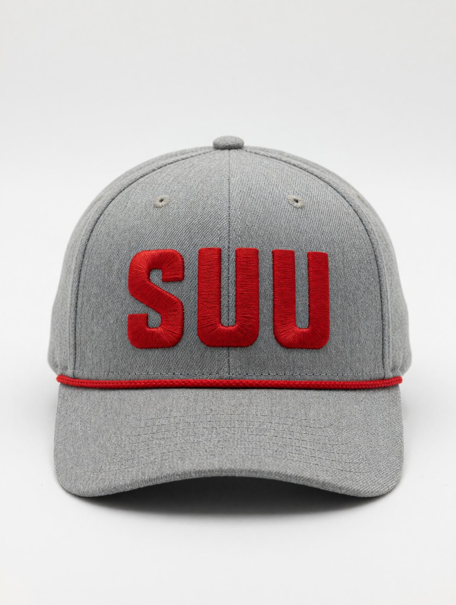 Product image 1 of 1 for CAPX HAT GRAY SUU IN RED