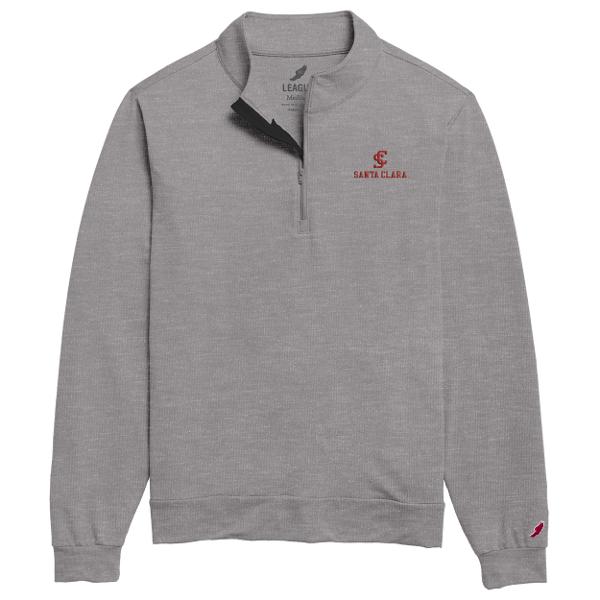 Santa Clara Broncos All Day Quarter Zip Jacket, Frost Grey; $64.98