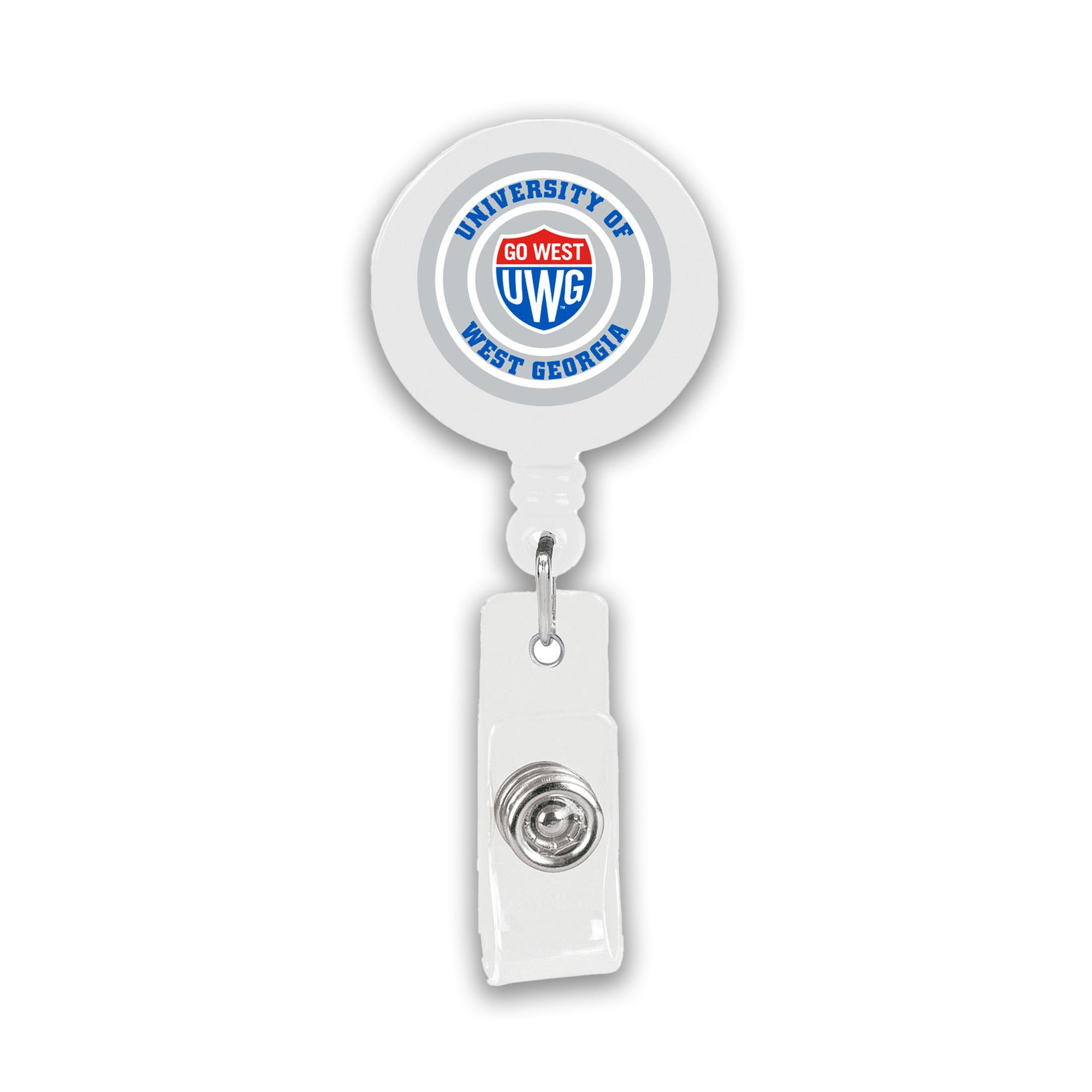 image of: SHIELD LOGO RETRACTABLE BADGE REEL
