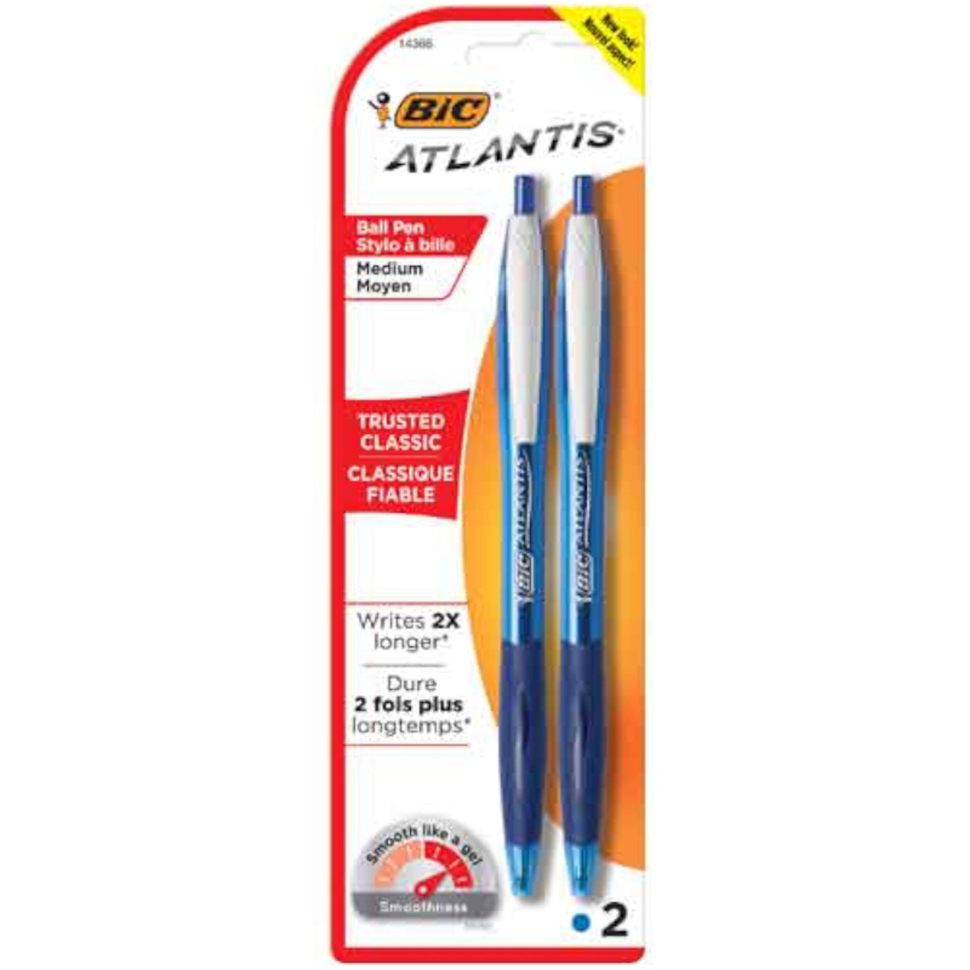 Product image 1 of 1 for Pen-Atlantis-Blue-2 Pack Bic