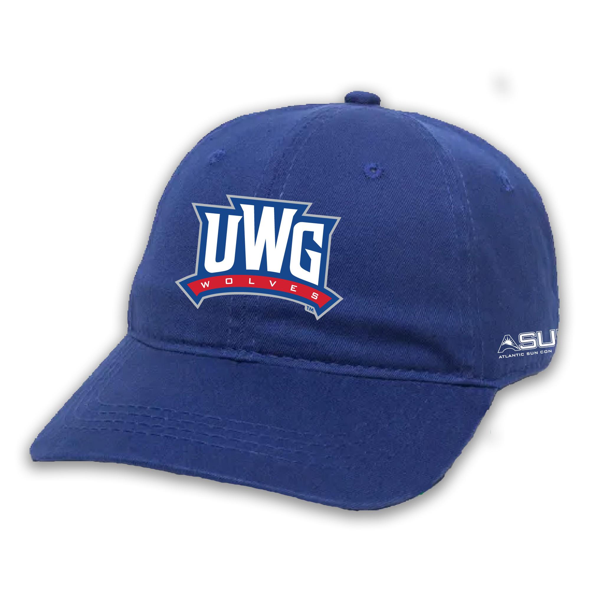 ATHLETICS AND ASUN LOGO OUTDOOR CAP UNSTRUCTURED | UWG Outfitters