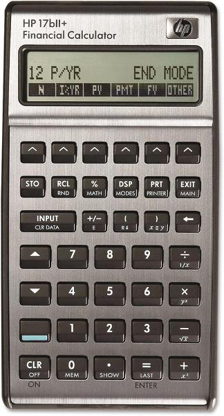 HP 17BIIPLUS FINANCIAL CALCULATOR HEWLET; $119.95