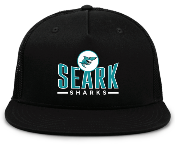 Southeast Arkansas College Sharks Flat Bill Hat, Black; $29.98