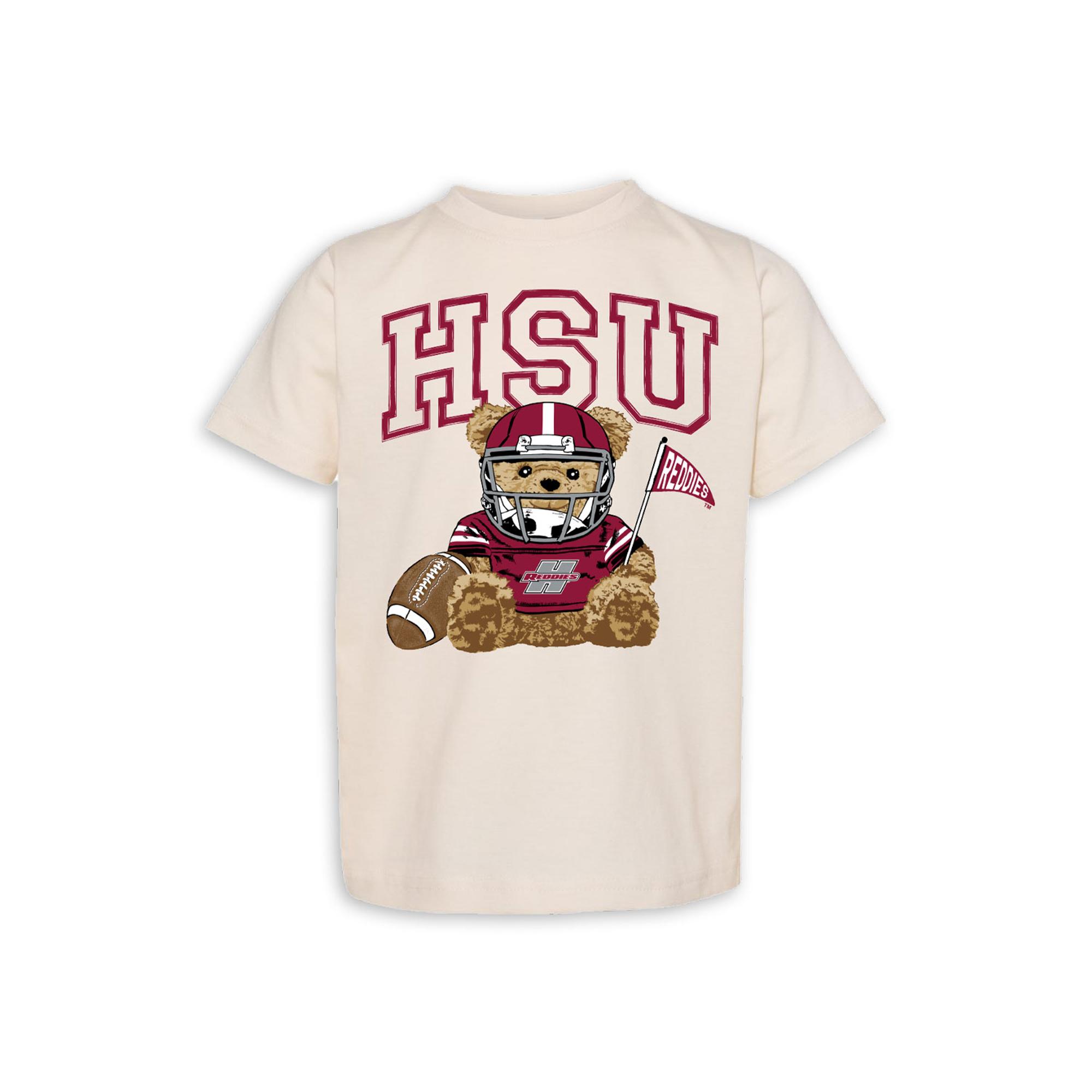 Product image 2 of 2 for HSU Football Bear Elevated Short Sleeve Tee